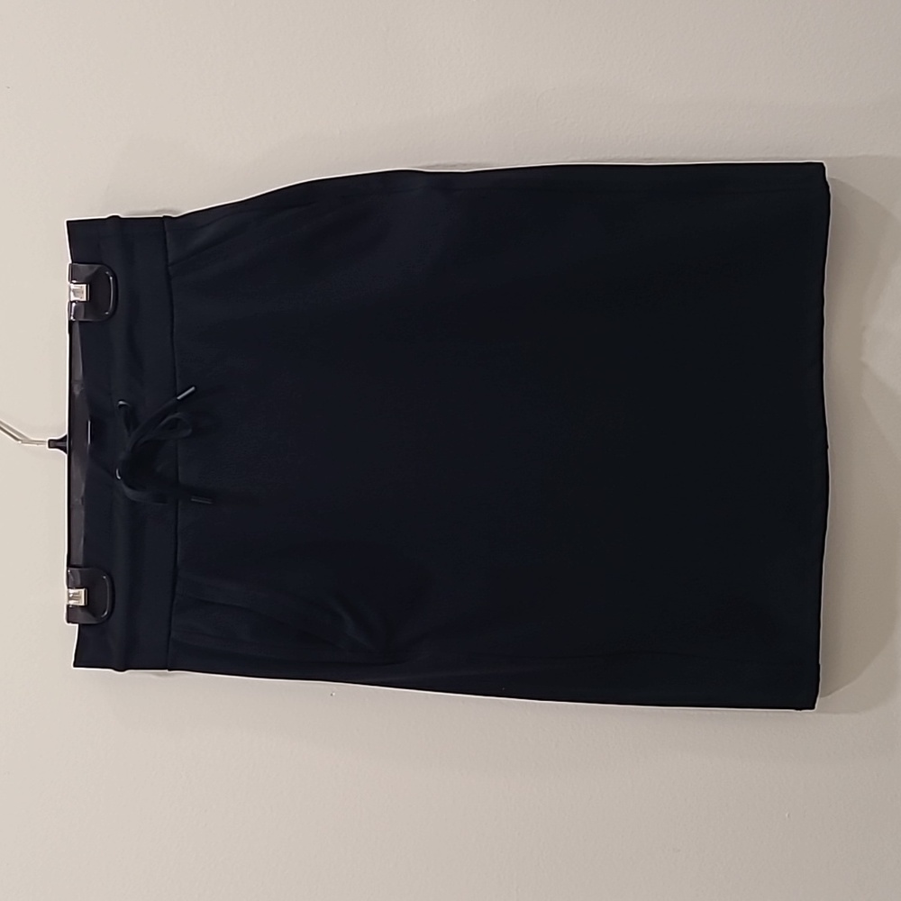 NEW Olsen Women Drawstring Midi Skirt Black Size XS